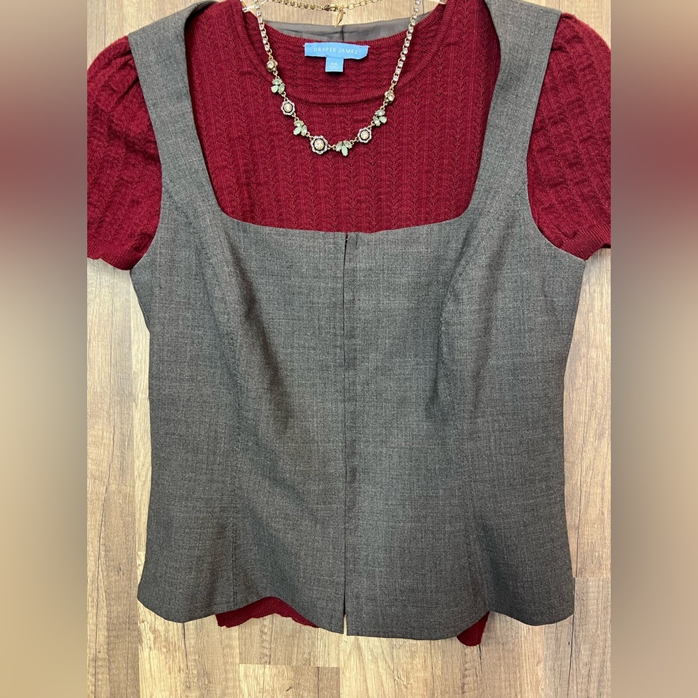 Rebecca Taylor Gray Vest